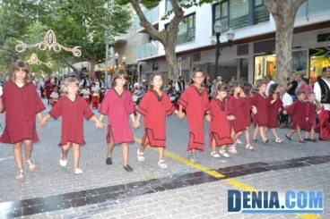 Desfile infantil Moros y Cristianos Dénia – Filà abencerrajes