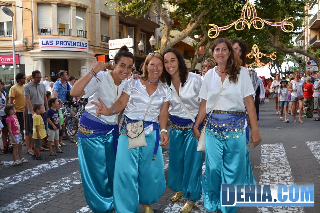 Desfile de las tropas moras en el desembarco moro de Dénia