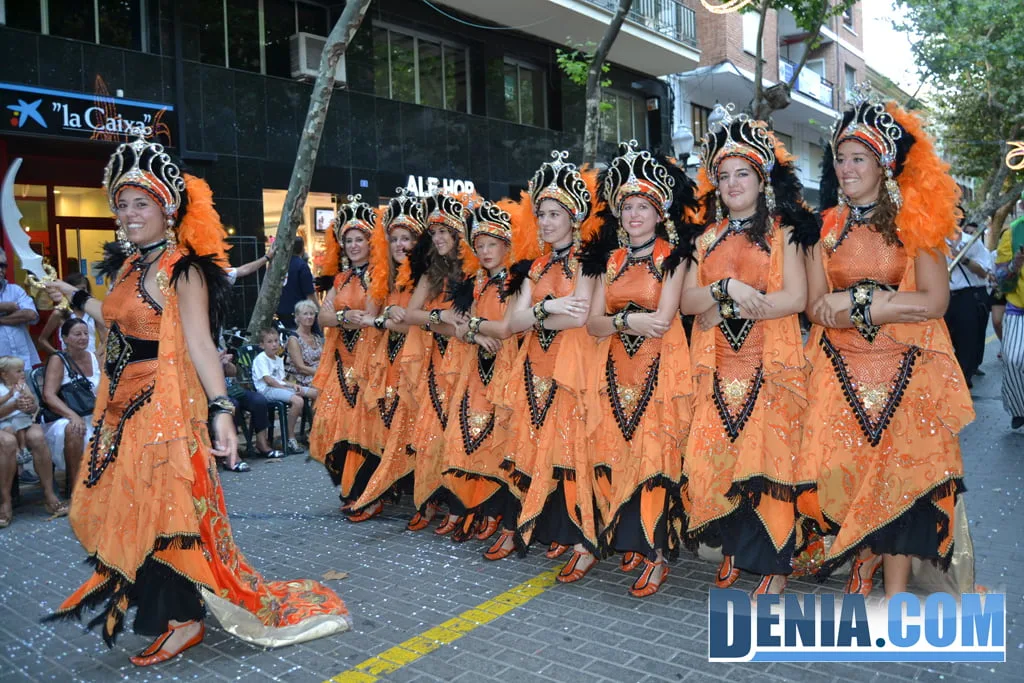 Desfile infantil Moros y Cristianos Dénia - Filà Almoràvides