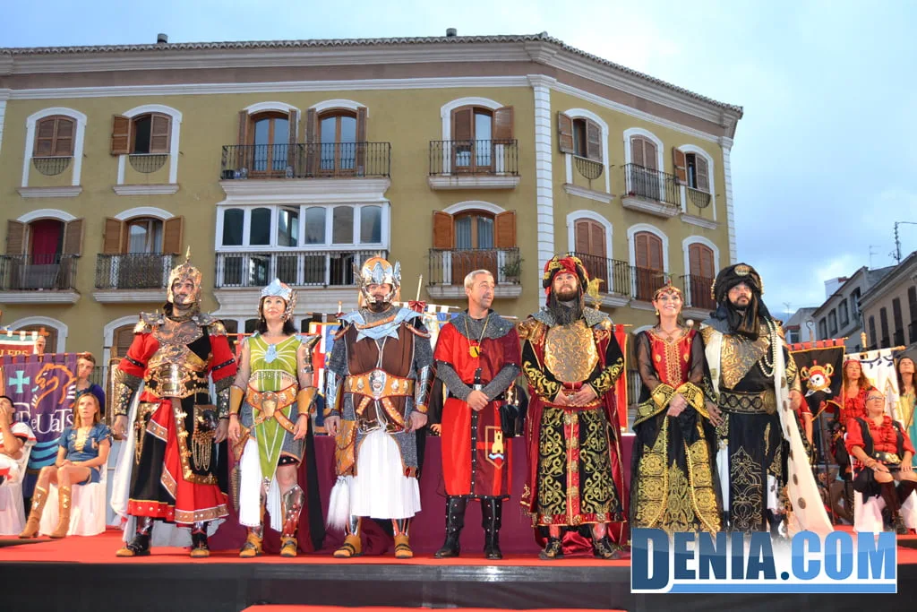 Firma de la tregua en la fiesta de Moros y Cristianos de Dénia