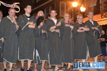 Filà Almoràvides durante la entraeta festera de la recepción cristiana 2013