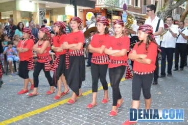 Desfile infantil Moros y Cristianos Dénia – Filà Piratas Berberiscas