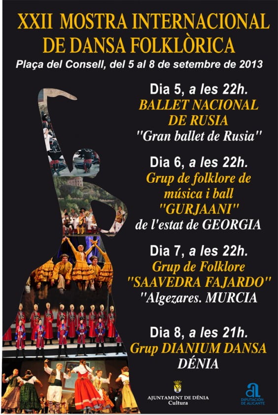 Cartel de la XXII Mostra Internacional de Dansa Folklòrica