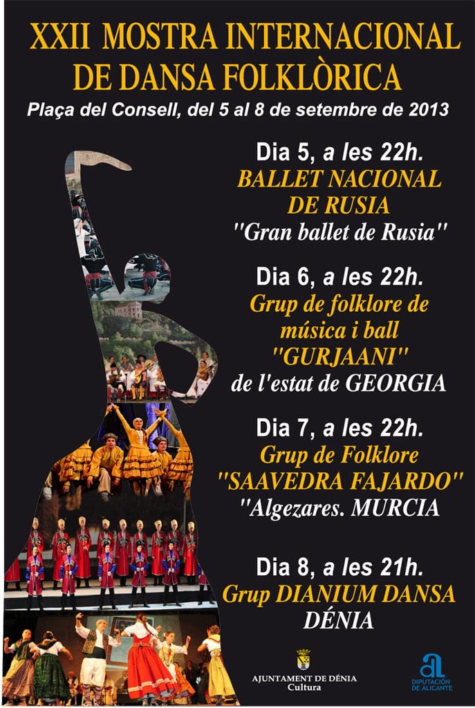 Todo preparado para la XXII Setmana Internacional de Dansa Folklòrica 5 Cartel de la XXII Mostra Internacional de Dansa Folklòrica