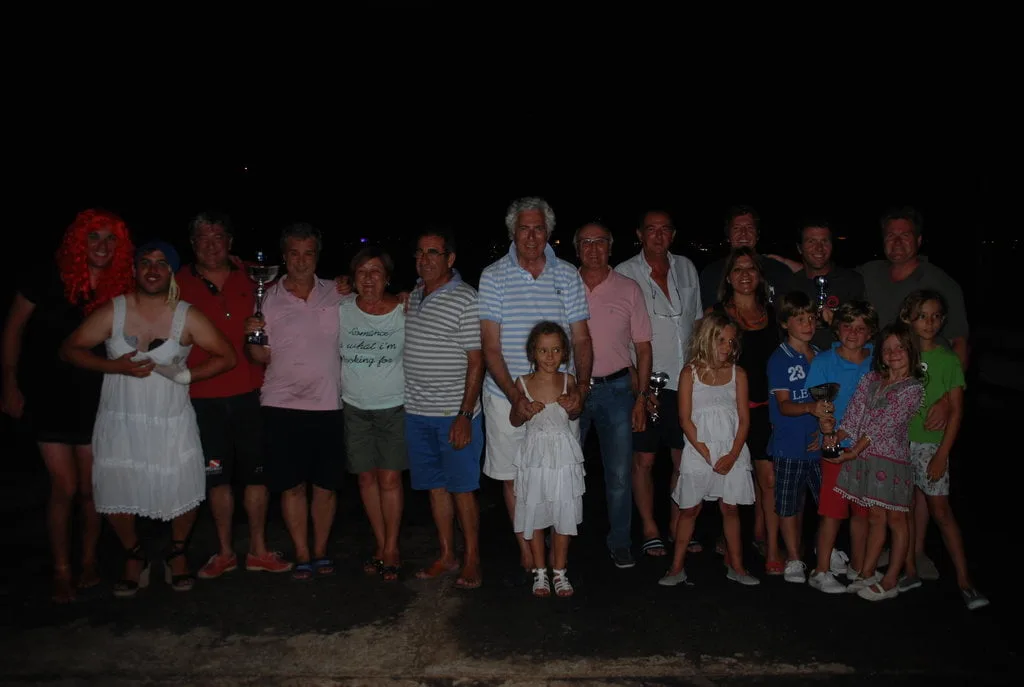 El buen humor estuvo presente en el Dia del socio del RCN. Dénia