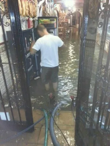 El Jamonal de Ramonet de Dénia inundado