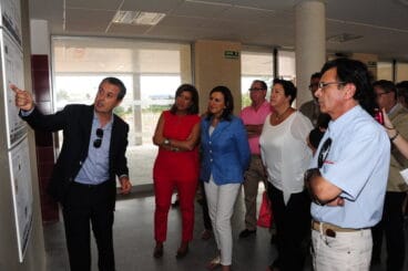 Visita consellera nuevo IES de Dénia
