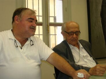 Josep Antoni Gisbert y Guillem Rosselló Bordoy en Dénia