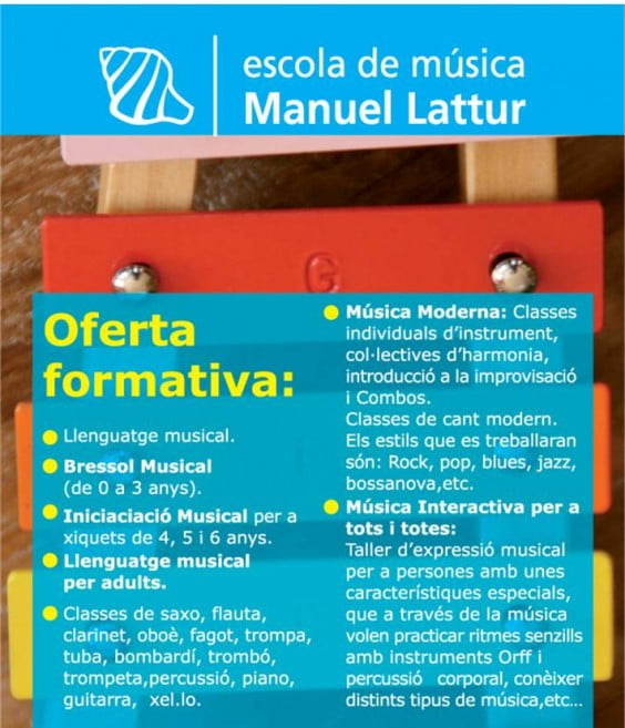 Nuevo curso en la Escola de Música Manuel lattur
