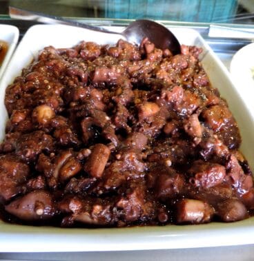 Restaurante El Marino Dénia, guisado de Pulpo