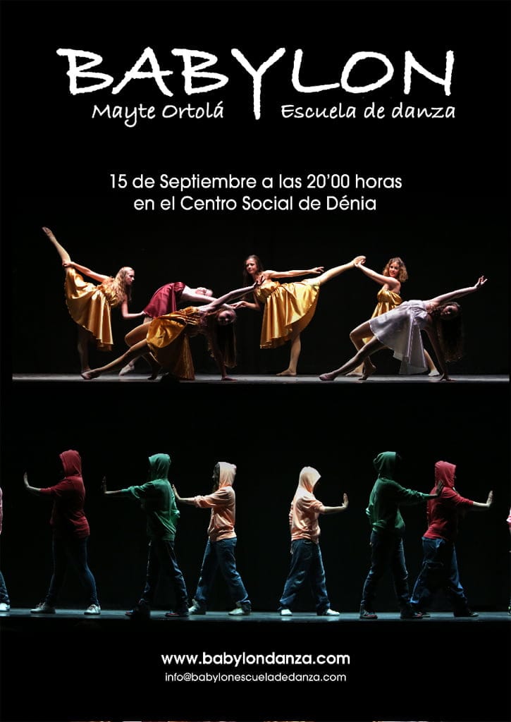 Actuación de la Escuela de Danza Babylon de Mayte Ortolà