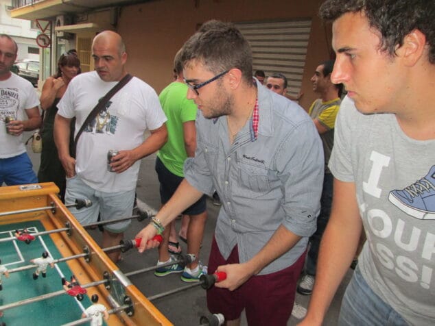 Campeonato de futbolín de la Falla Campaments 09