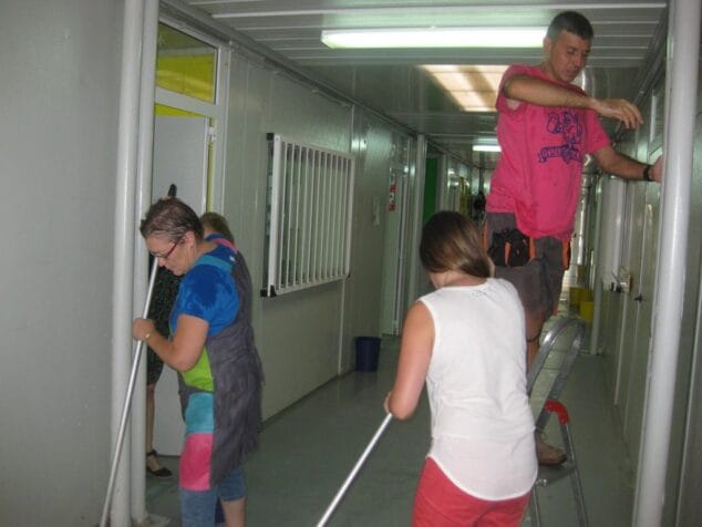 El colegio de La Xara se inunda