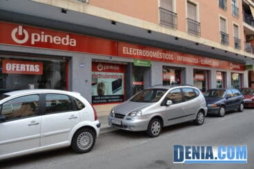 Electrodomésticos Pineda en el Paseo del Saladar de Dénia