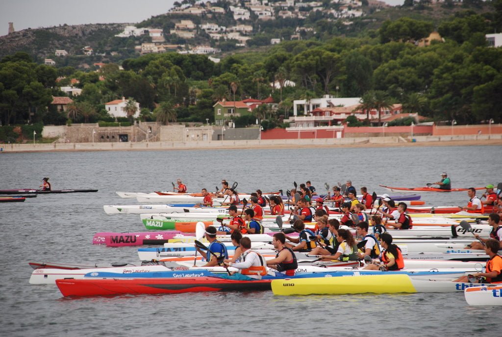 Récord de participación en el Nacional de Kayak de mar en Dénia