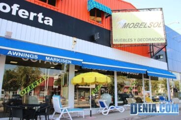 Mobelsol Dénia, en la partida madrigueres nord, en la salida de Dénia