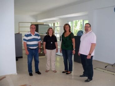 Obras de acondicionamiento en la UNED de Dénia