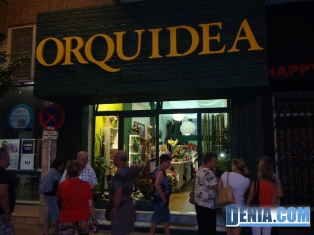 Orquidea Dénia tienda de flores en Patricio Ferrándiz de Dénia