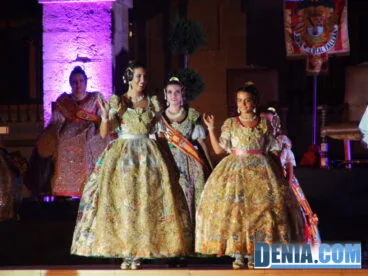 Presentación de las Falleras Mayores de Dénia 2014 – Pleitesía de las entidades festeras invitadas