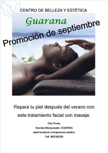 Promoción especial de temporada en centro de estética Guaraná