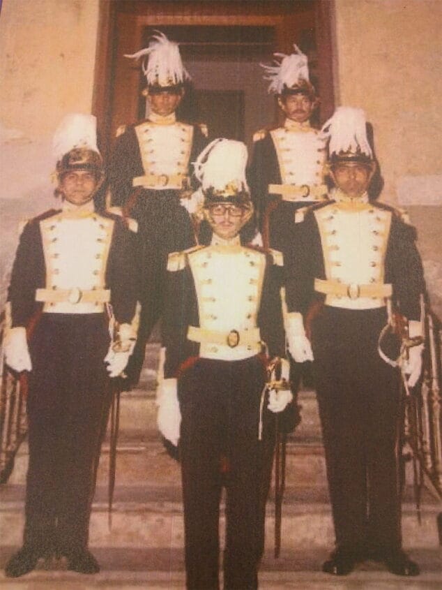 Uniforme de gran gala de la Policía Local en los años 70