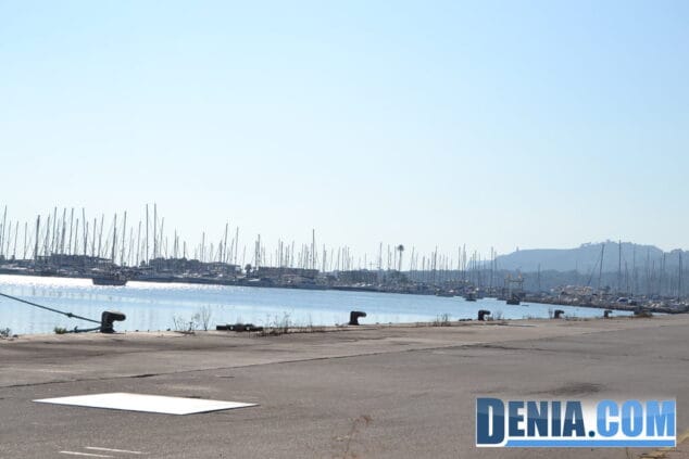 Zona del puerto de Dénia que se rehabilitará