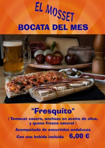Bocata del mes El Mosset