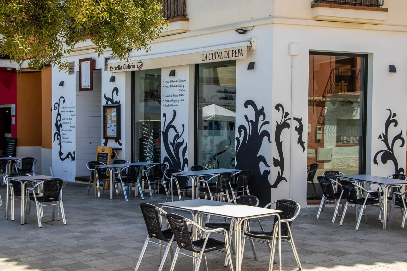 Terraza en Dénia - La Cuina de Pepa