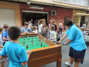 Campeonato infantil futbolín de Campaments