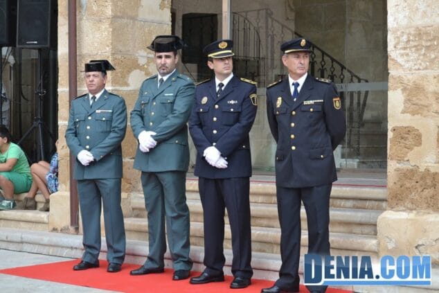 Celebración del Día de la Comunitat Jefes de las fuerzas de seguridad