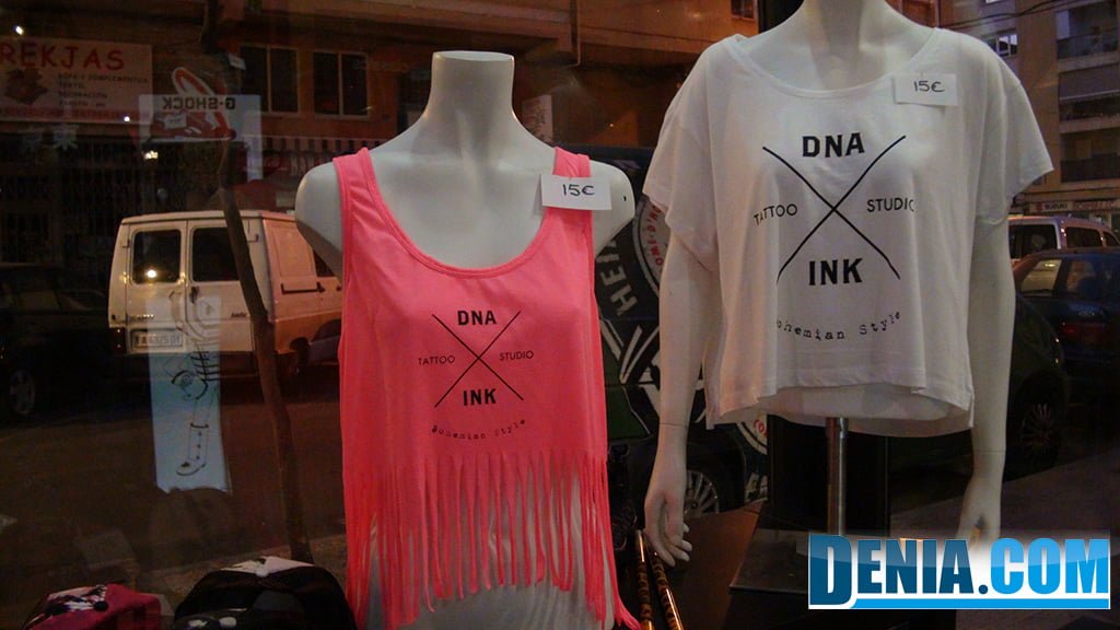 DNA ink, camisetas propias