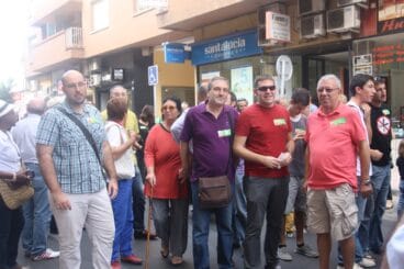 El Grupo Compromís en la manifestación de Dénia por la educación Pública