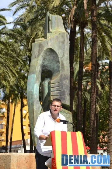 Enric Vengut en el acto del Bloc del 9 doctubre