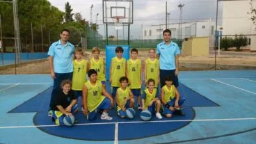 Equipo Benjamín mixto de la EMB Dénia