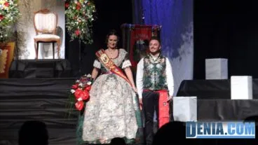 Fallera Mayor Falla Saladar, Andrea Barber y Presidente Miquel Crespo 2014