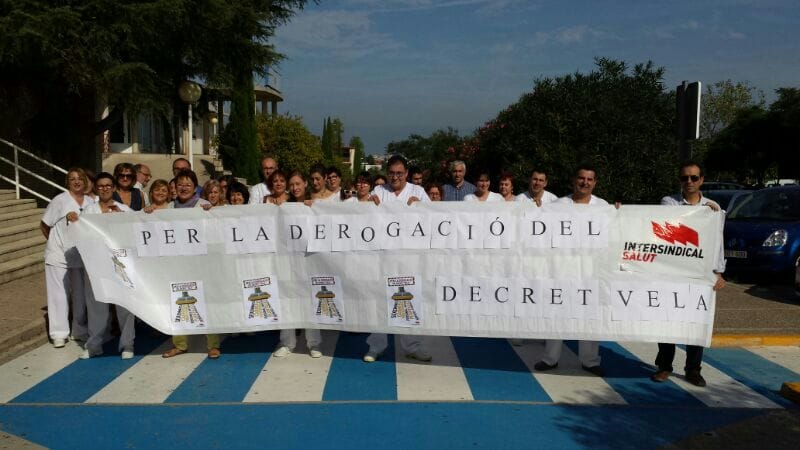 La intersindical de salud a las puertas de La Pedrera