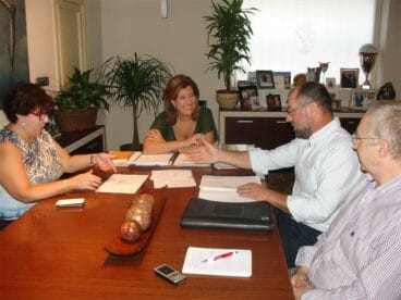 Reunión en Dénia sobre el colegio de la Xara