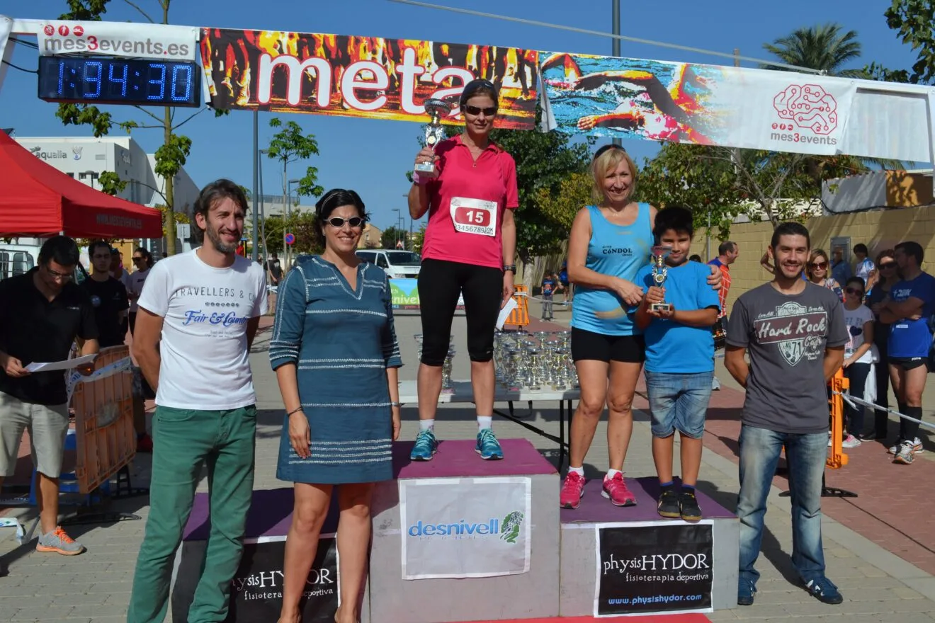 Laurette Mellink y Mª Angels Ochoa,podium Veteranas B Fem