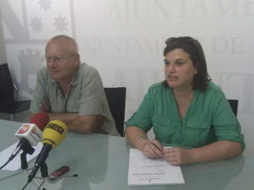 Vicent Grimalt y Cristina Morera PSOE Dénia