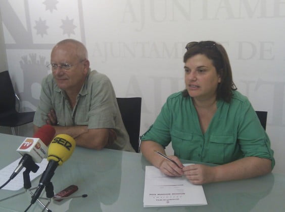 Vicent Grimalt y Cristina Morera - PSOE Dénia