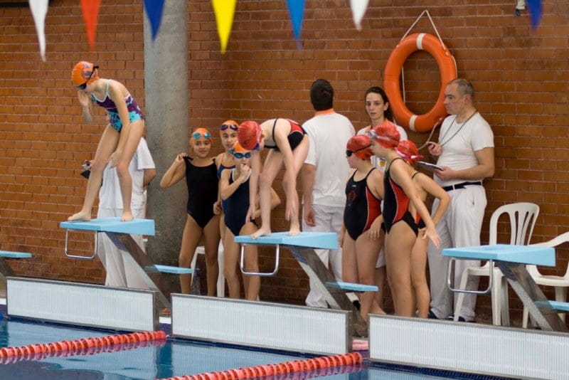 Buen estreno del Club Natación Dénia en la liga promesas