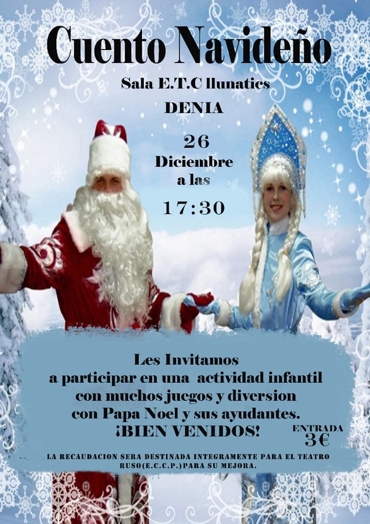 Cuento Navideño en la ETC de Dénia