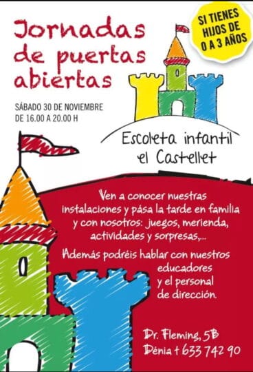 Jornada de portes obertes d'Escoleta El Castellet