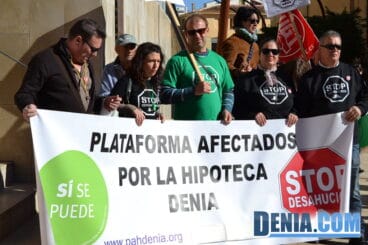 Manifestación 23N en Dénia