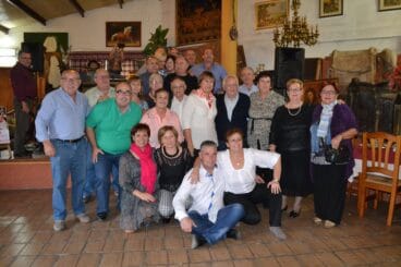 Manolo Casellés  y sus compis del Rte, La Naranja