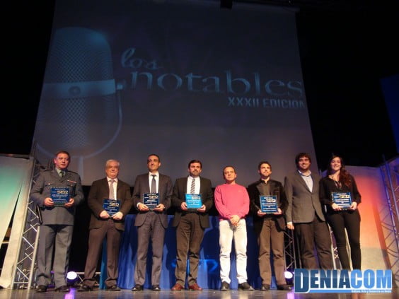 Premiados en la Gala Notables 2012 de Radio Dénia