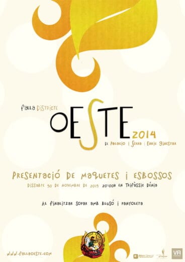 Presentación de maquetas de la Falla Oeste 2014