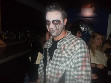 Presidente de la Falla Oeste David Ochoa en Halloween