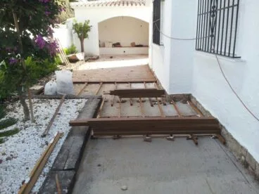 Recubrimiento de terrazas con madera Denipool