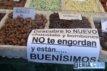 Inauguración del Mercado Medieval de Dénia – Bombones de chocolate